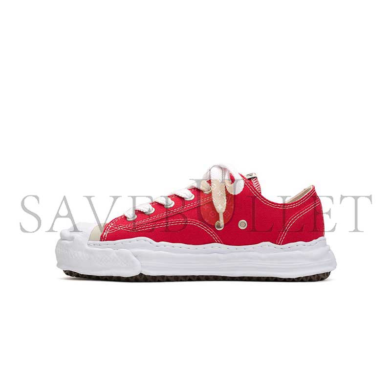 MAISON MIHARA YASUHIRO HANK OG SOLE CANVAS LOW TOP SNEAKER A05FW702